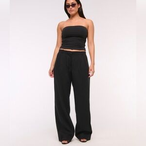 Abercrombie & Fitch Curve Love linen pants